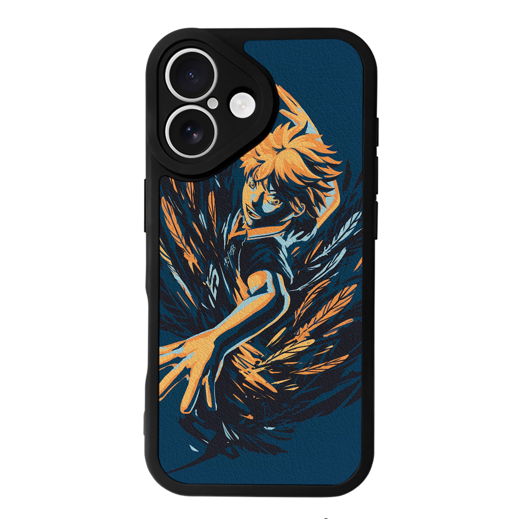 （画像用） ハイキュー!! Haikyu!! 【iPhone 16シリーズ対応】シリコンスマホケース（レザー調） 材質：シリコン